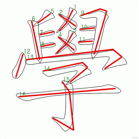 13筆劃的字|全字筆畫為13的漢字